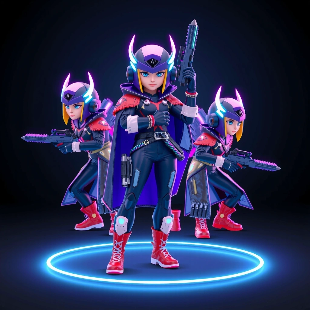 Mobile game characters