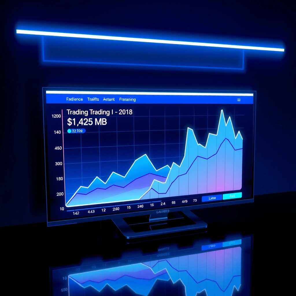 Gaming and trading dashboard background